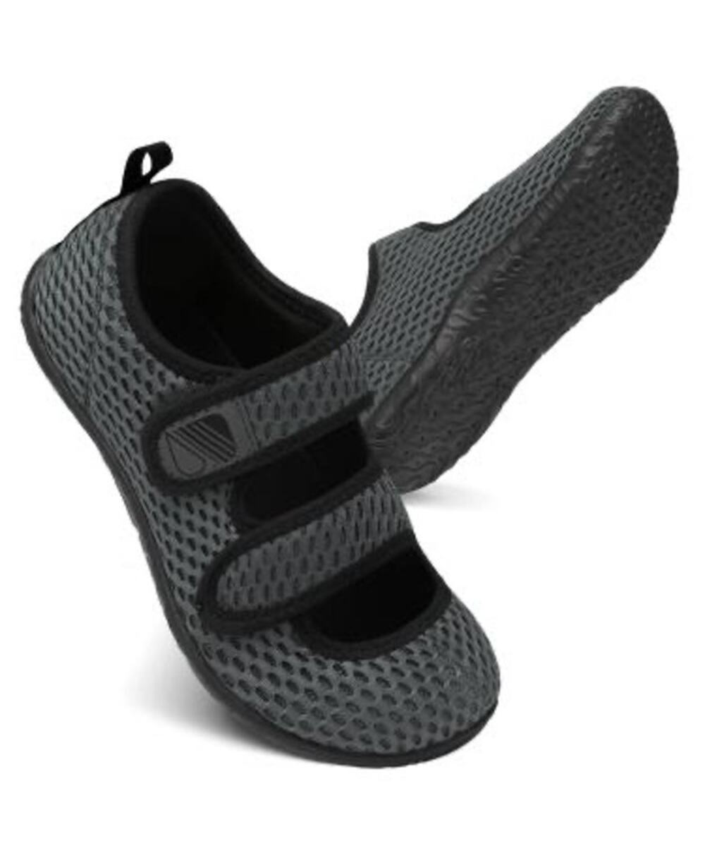 Unisex Slippers Lightweight Walking Shoes Adjustable Wide Water Shoes